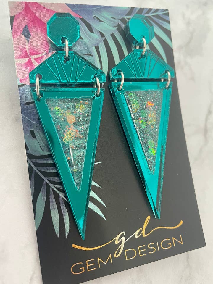 Akryl Erklæring øreringe for engroshandel hos Gem Design UK