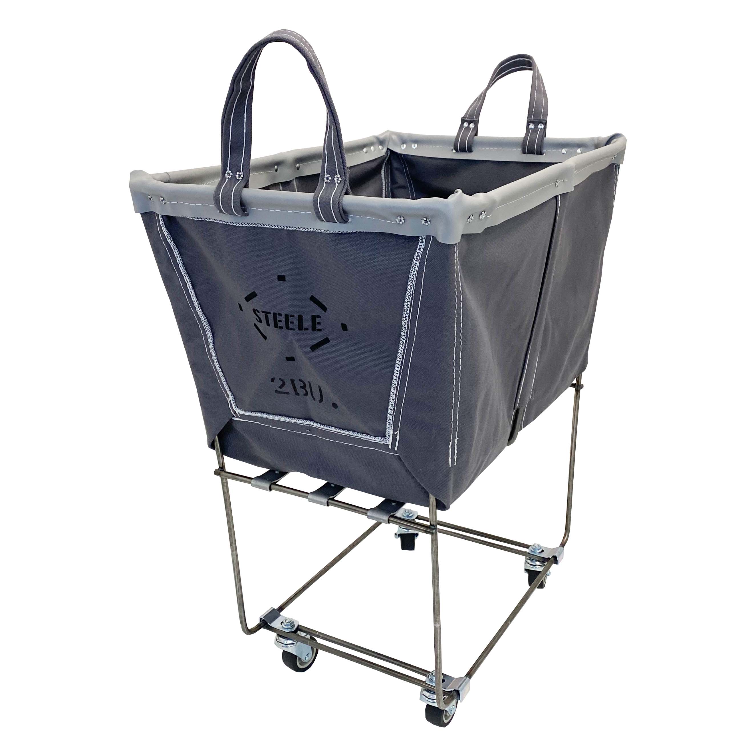 Steele Canvas Basket Corp. - Wholesale Laundry Bag - Briquette Canvas Elevated Truck - Permanent Style 2 Bu5
