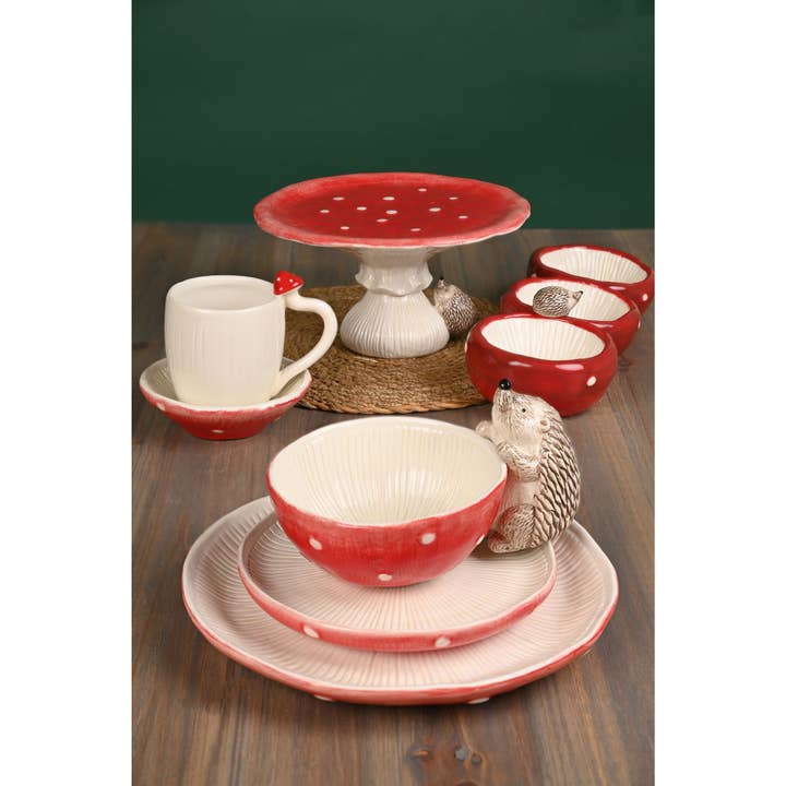 WIDDOP and Co. - Wholesale Dinnerware Set - **MULTI 4** Country Living Toadstool Top Side Plate5