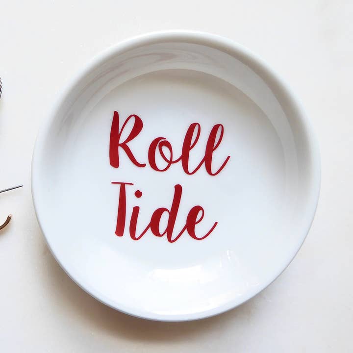 Roll Tide Ring Dish / University Of Alabama for wholesale by CourtPerkDesigns LLC