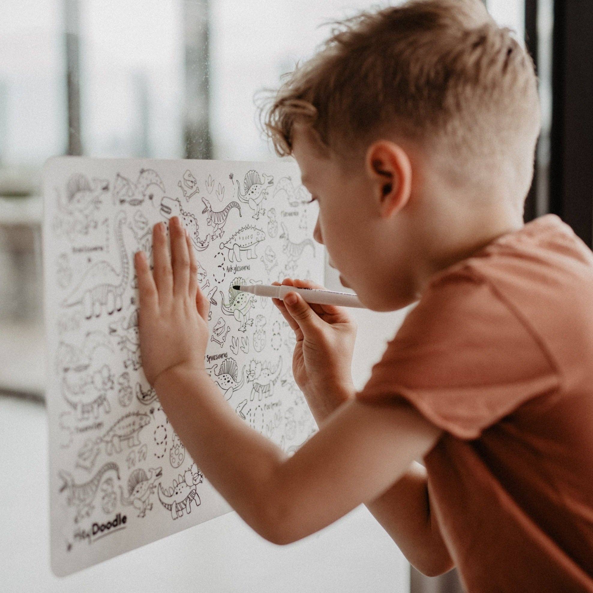 HeyDoodle - Wholesale Coloring Mat - Kids & Baby - DinoRoar Classic Coloring & Doodle Mat4