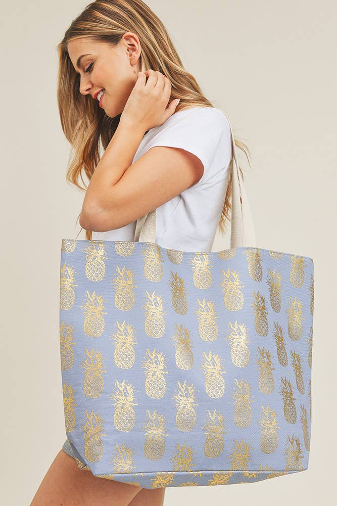 Hana – wholesale Beach bag – Pineapple Pattern Beach Bag16