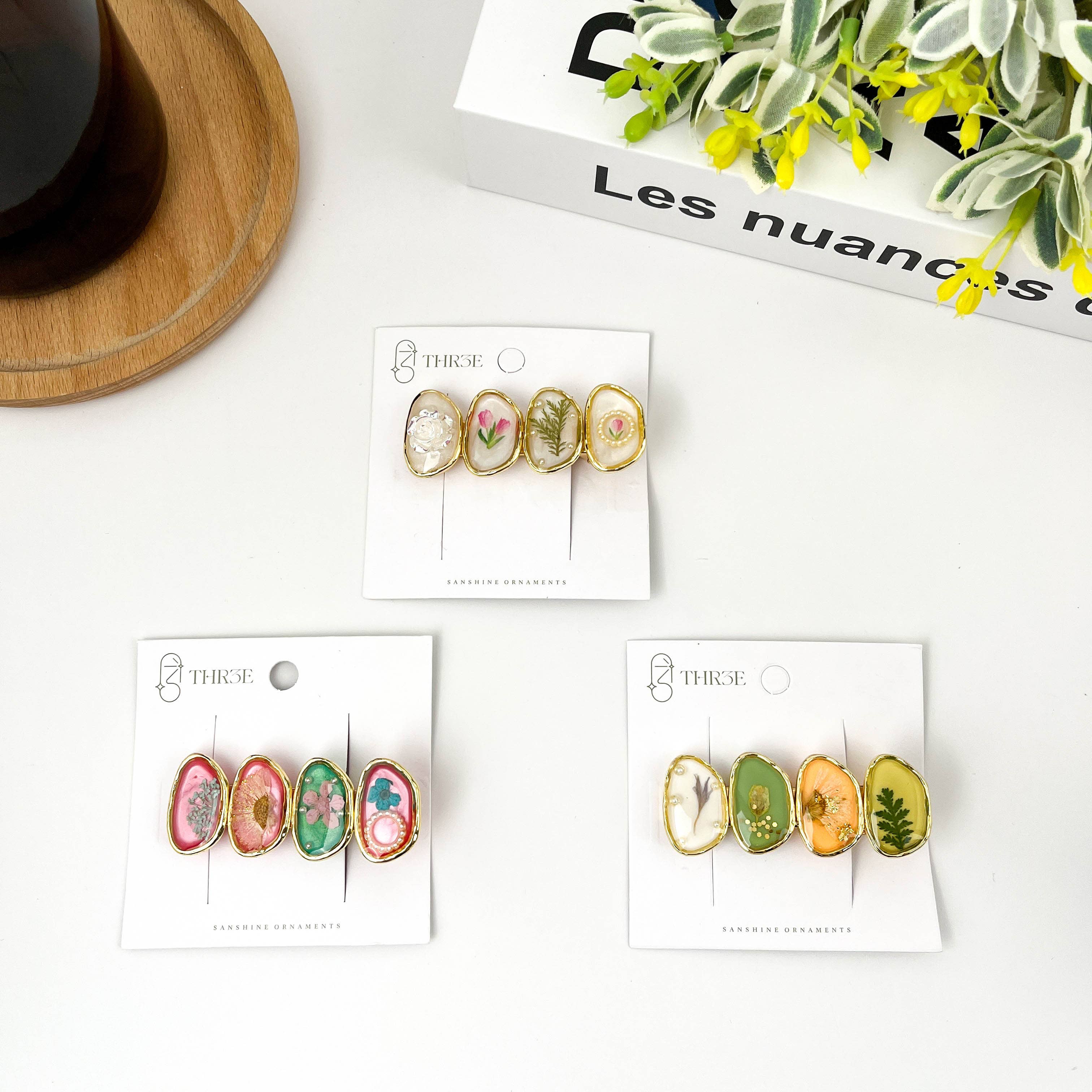 TheDivaSoap - Wholesale Hair Clip - Women's - Retro Flower Duckbill Clip, High Quality Hair Clip6