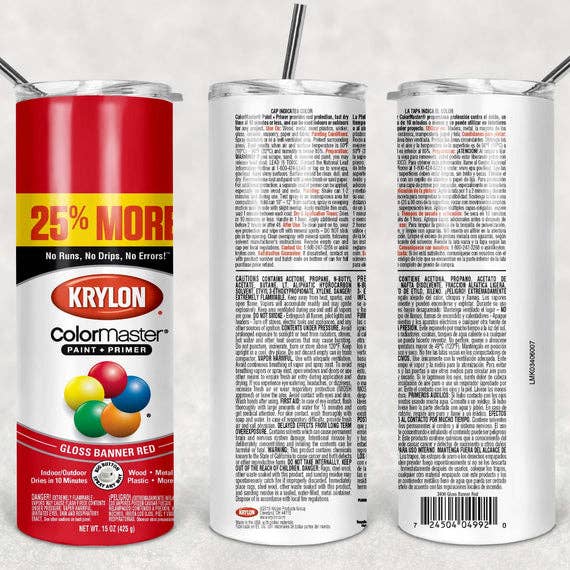 Gobelet de 20 oz avec motif de peinture en aérosol pour la vente par The Branded Monkey