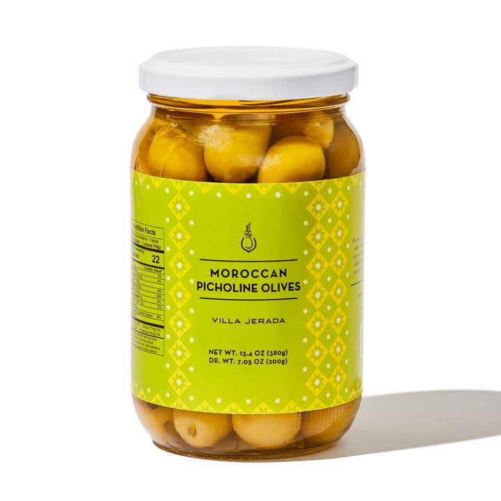 Villa Jerada - Wholesale Olives - Picholine Olives - 7oz