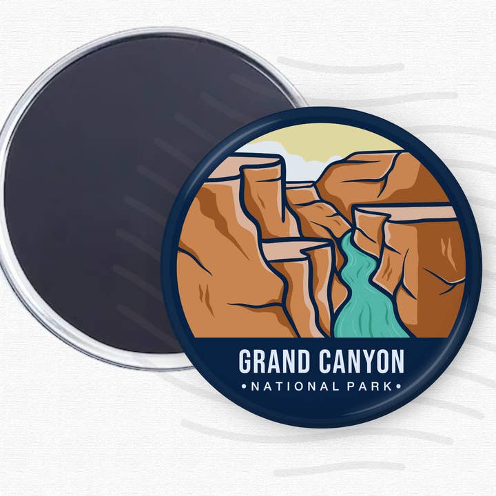 Grand Canyon National Park Magnet | National Park Souvenir, Travel Gift, Fridge Decor for wholesale by Snap It Stick It