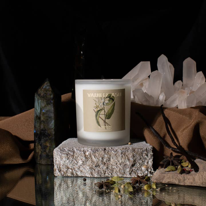 VANILLE ASH - Coconut Wax Candle for wholesale by Slow Down Self Care