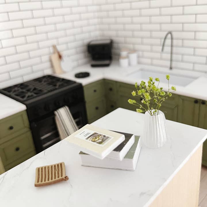 Miniette - Wholesale Doll accessory kit – Kids - Miniature Cookbook Set – 1:12 Scale (Set of 3)2