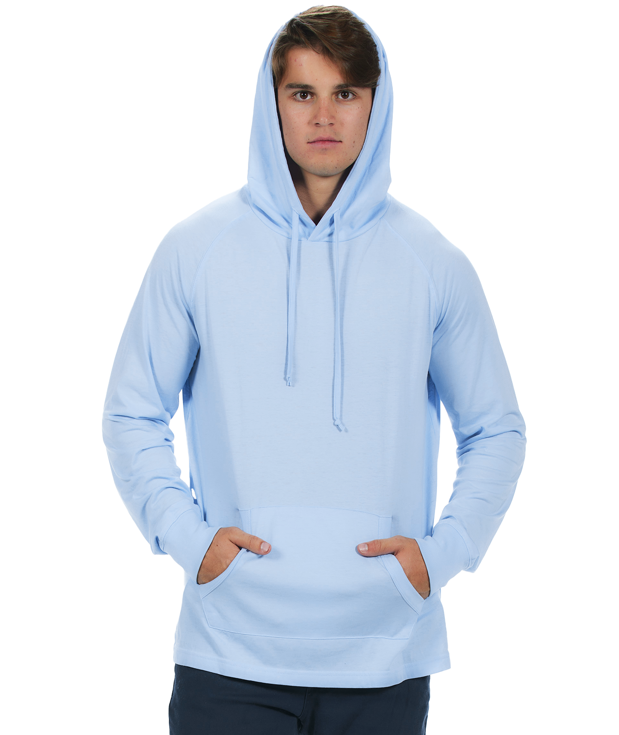 U.S. Apparel - Vente Sweat à capuche – femme - Chandail à capuchon unisexe en jersey - Light Garment Burnout Raglan1