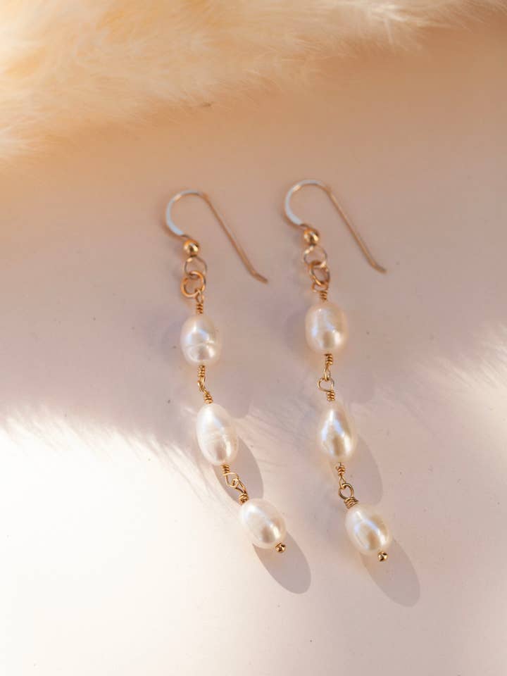 Classic Grace Pearl Dangles for wholesale by Orozca