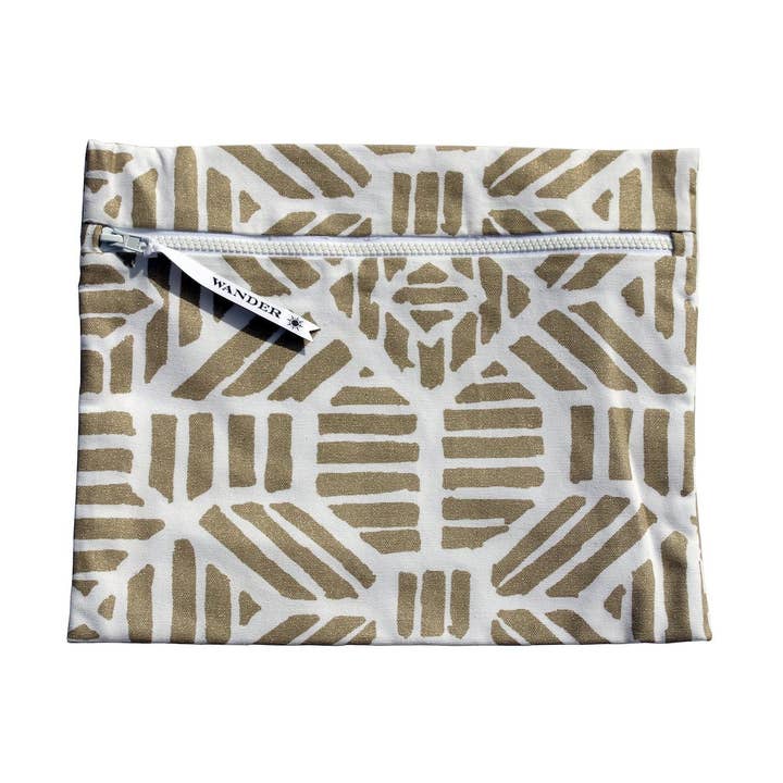 Eos in Champagne Gold Wander Wet Bag™ for wholesale by Wander & Perch