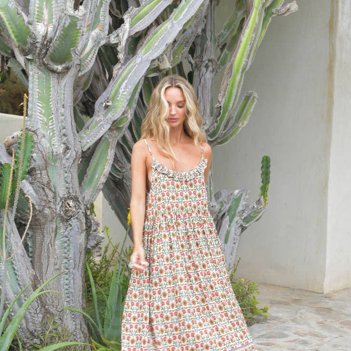 ROBE BIBI IMPRIMÉE HARLOWE pour la vente par Jaase