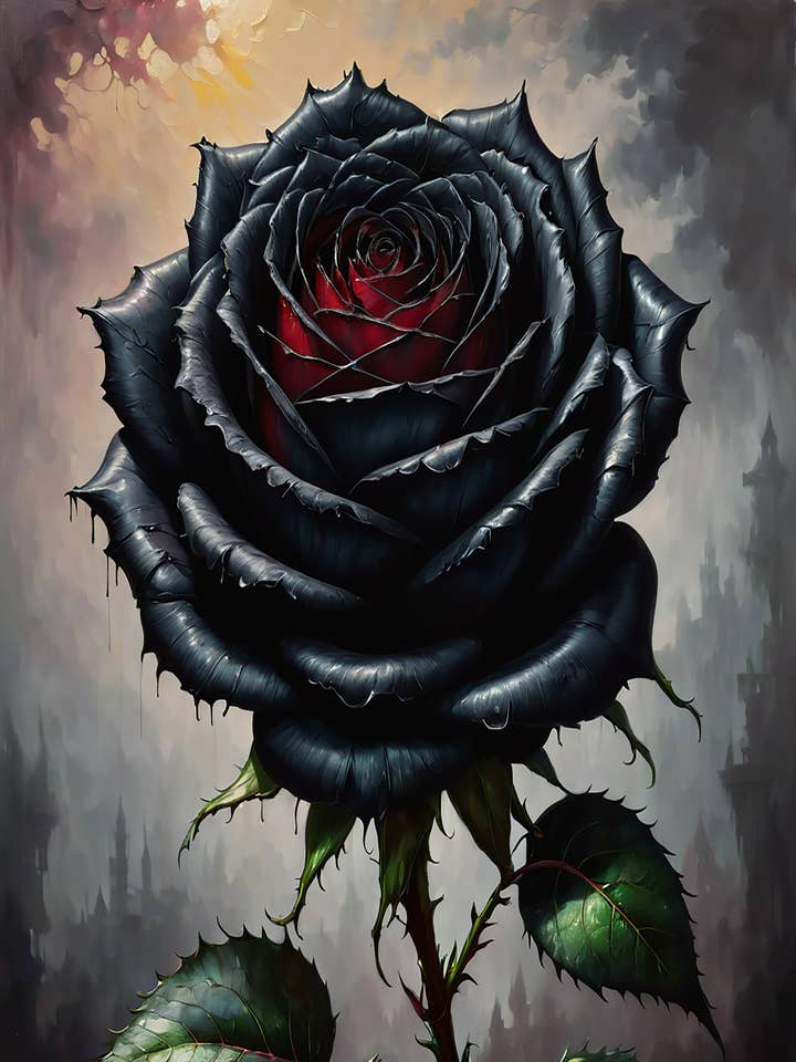 Letrero gótico de metal A5 para venta al por mayor de Crow Butterfly Horror