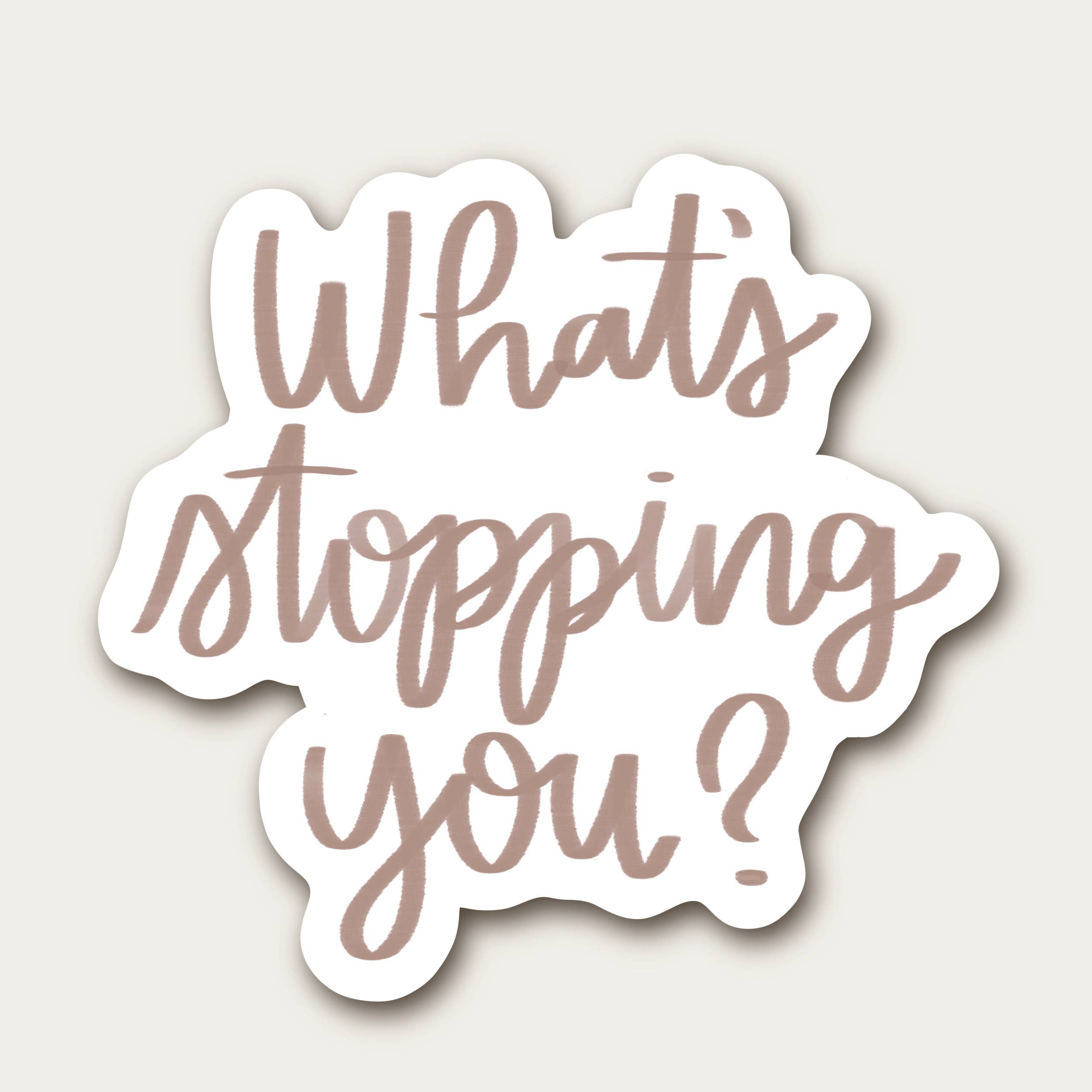 Autocollant Impermeable Vous Ne Pouvez Pas Verser A Partir D Une Tasse Vide Faire Com