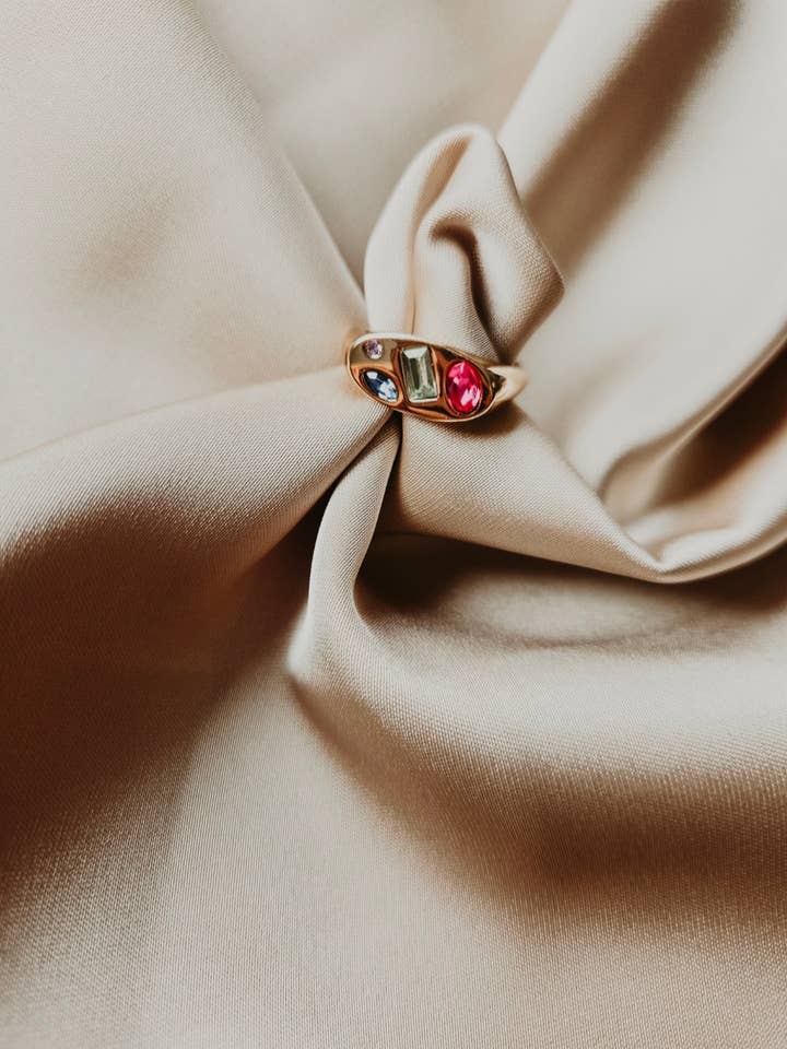 Delilah Ring | Gold for wholesale by Lotus & Lace Designs