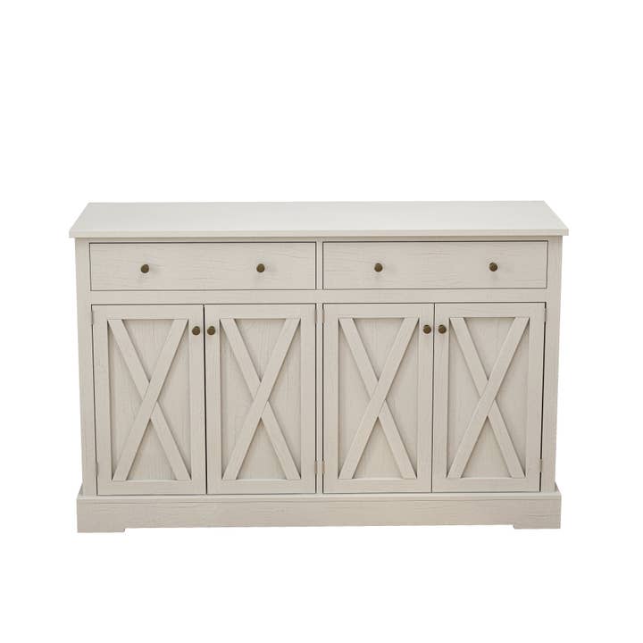 HOMYCASA DESIGN INC - Vente Armoire - Buffet Blanc Vintage & Deux Tiroirs3