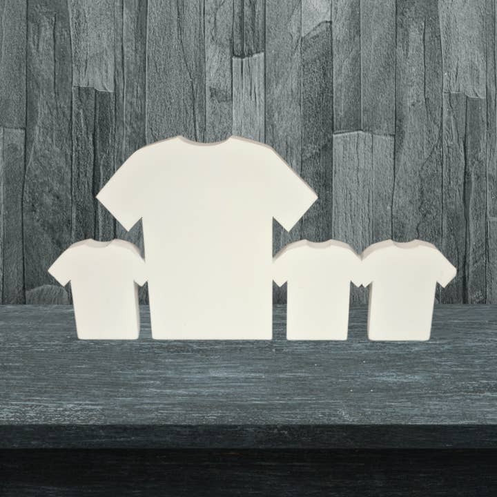 10mm Acrylic Football Shirt with 3 shirts for wholesale by Manchester Craft Blanks