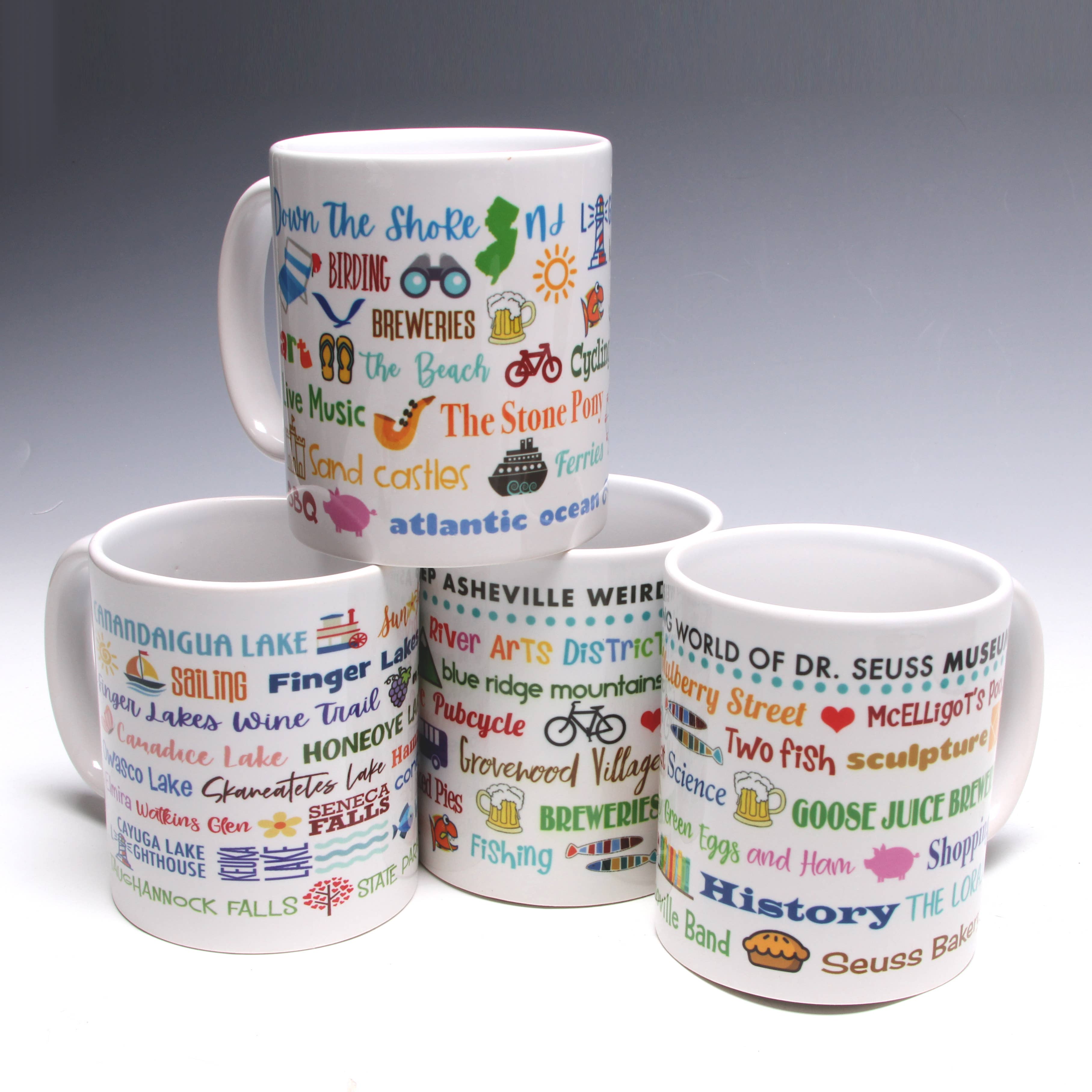 Liane Fried Studio - Wholesale Coffee Mug - CUSTOM Word Cloud Mugs: Design your own 1