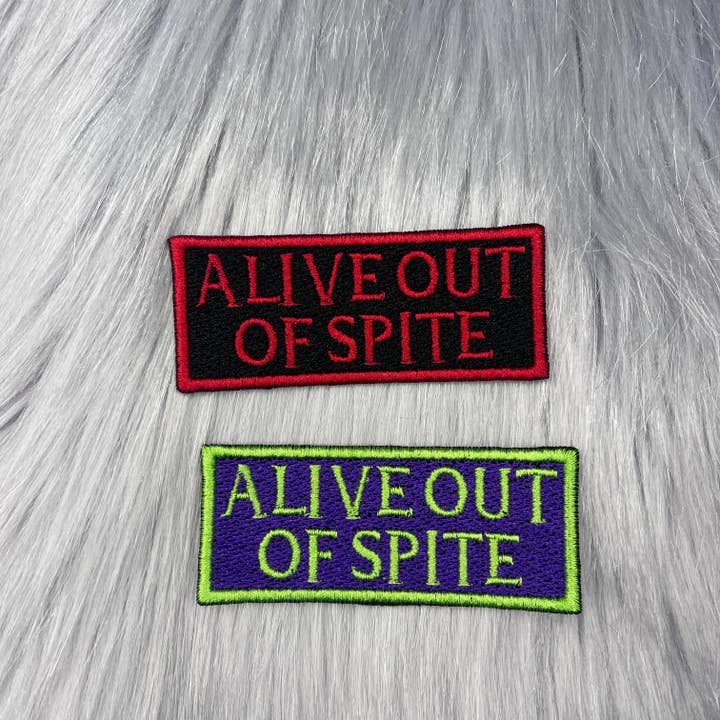 Troublesome Heart - Wholesale Patch - Alive Out of Spite Embroidered Patch