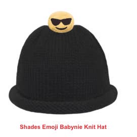 Emoji face hat for wholesale by Babynies