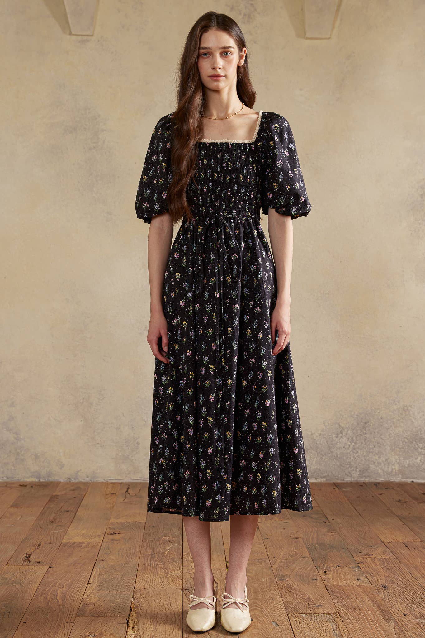 ROSIE POSIE - Wholesale Dress - Women's - RP2987 - Twilight Posy Smocked Dress2