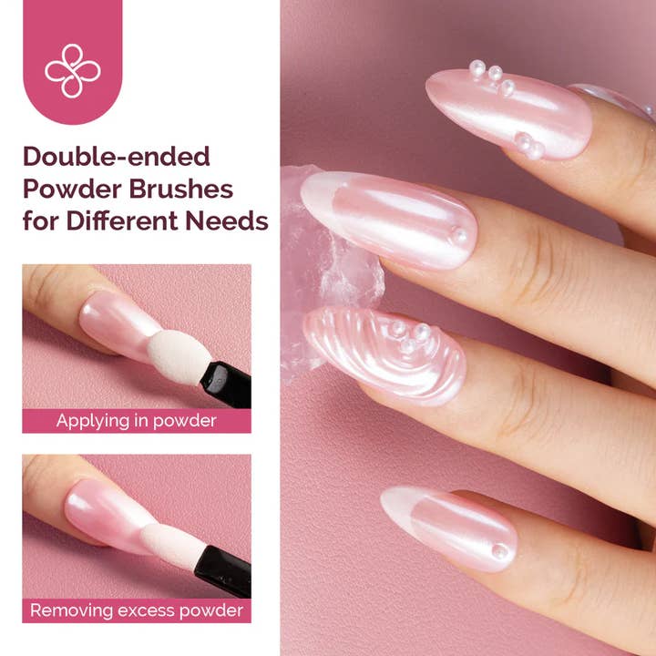 MELODYSUSIE – wholesale Nail polish – White Chrome Nail Powder4