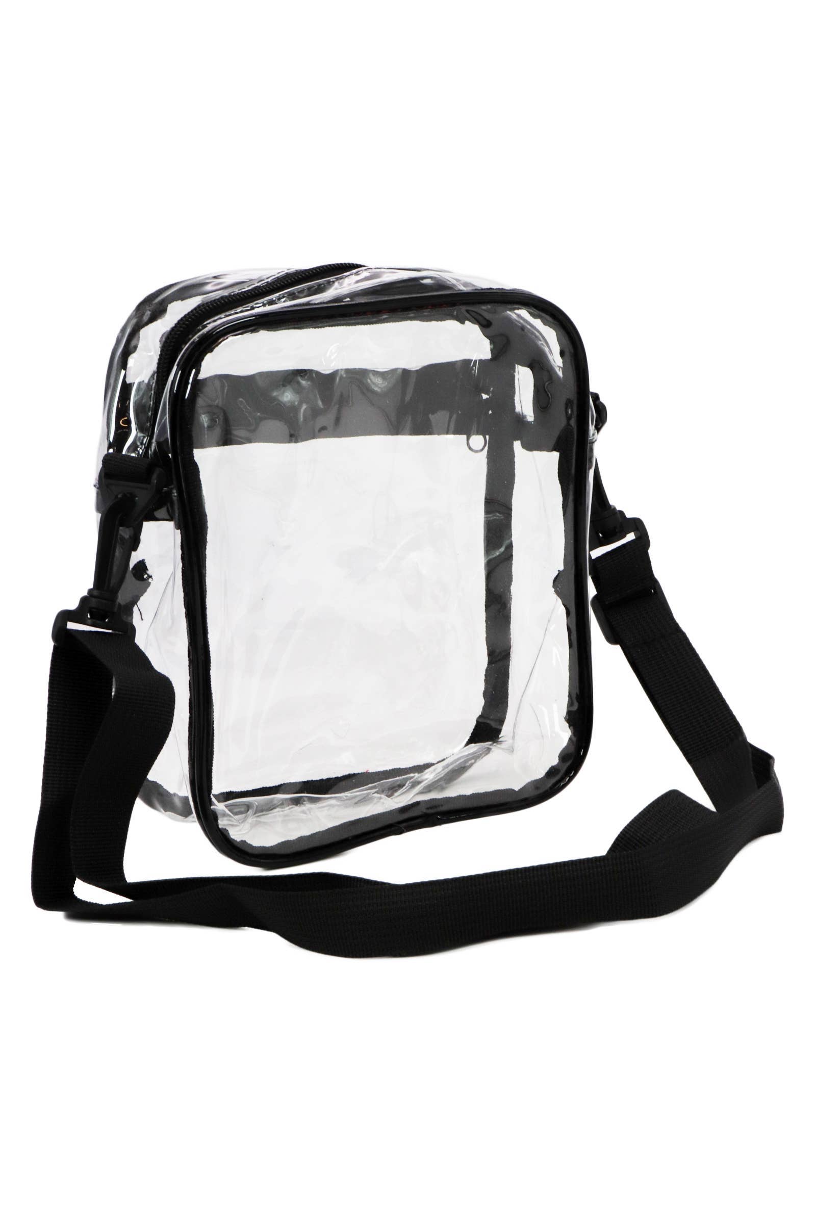 Large Clear Pvc Crossbody Messenger Bag - 8.5 Inch for wholesale on Faire4