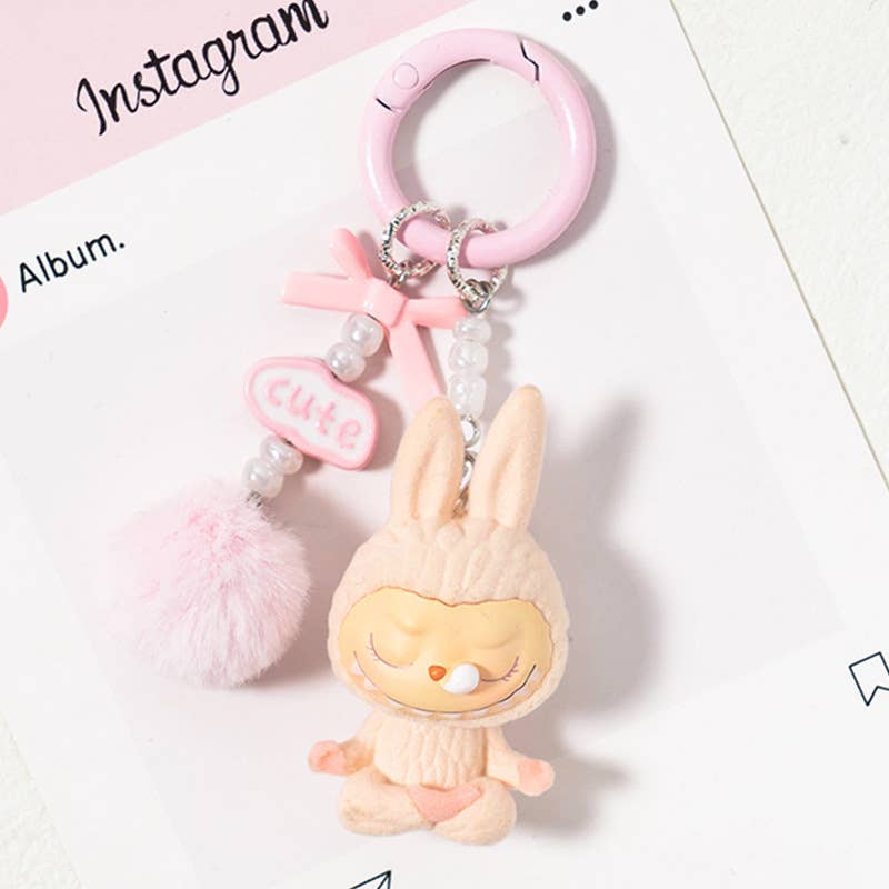 Lilyrosy（Duty free) - Wholesale Keychain - Women's - Mini Yoga Keychain – Cute Figure & Bag Charm 2