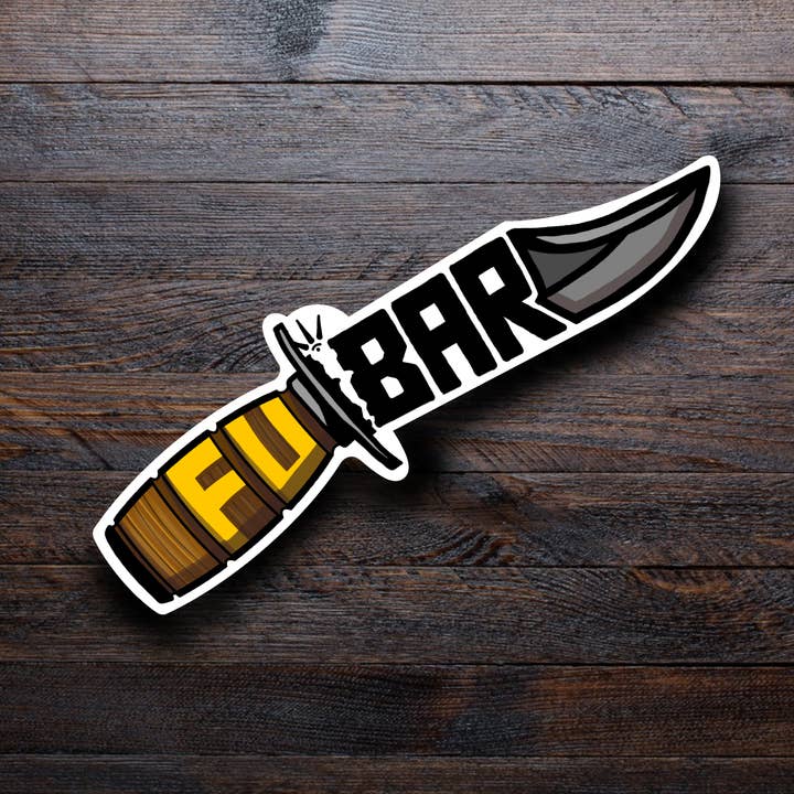 FUBAR KA-BAR Aufkleber | Militäraufkleber für den Großhandel von Pilgrim Trading Post