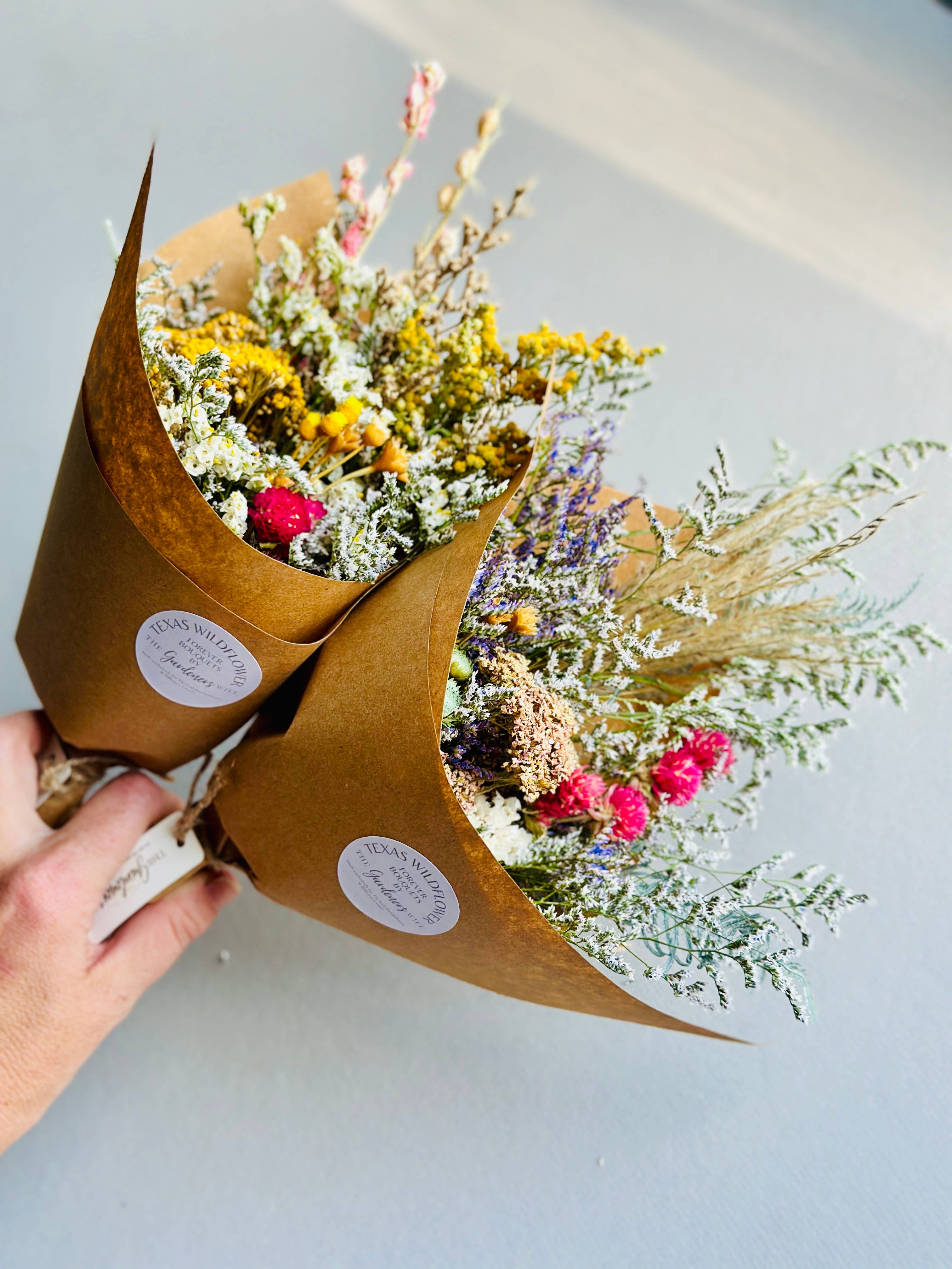 The Gardeners Wife - Vente Fleur séchée/pressée - Bouquets de fleurs sauvages du Texas1