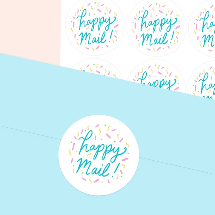 Adhesivos Happy Mail para venta al por mayor de Studio C Paper