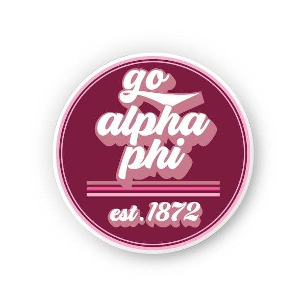Sarahndipity Shop - Wholesale Sticker - Sorority Sticker - Go Design16