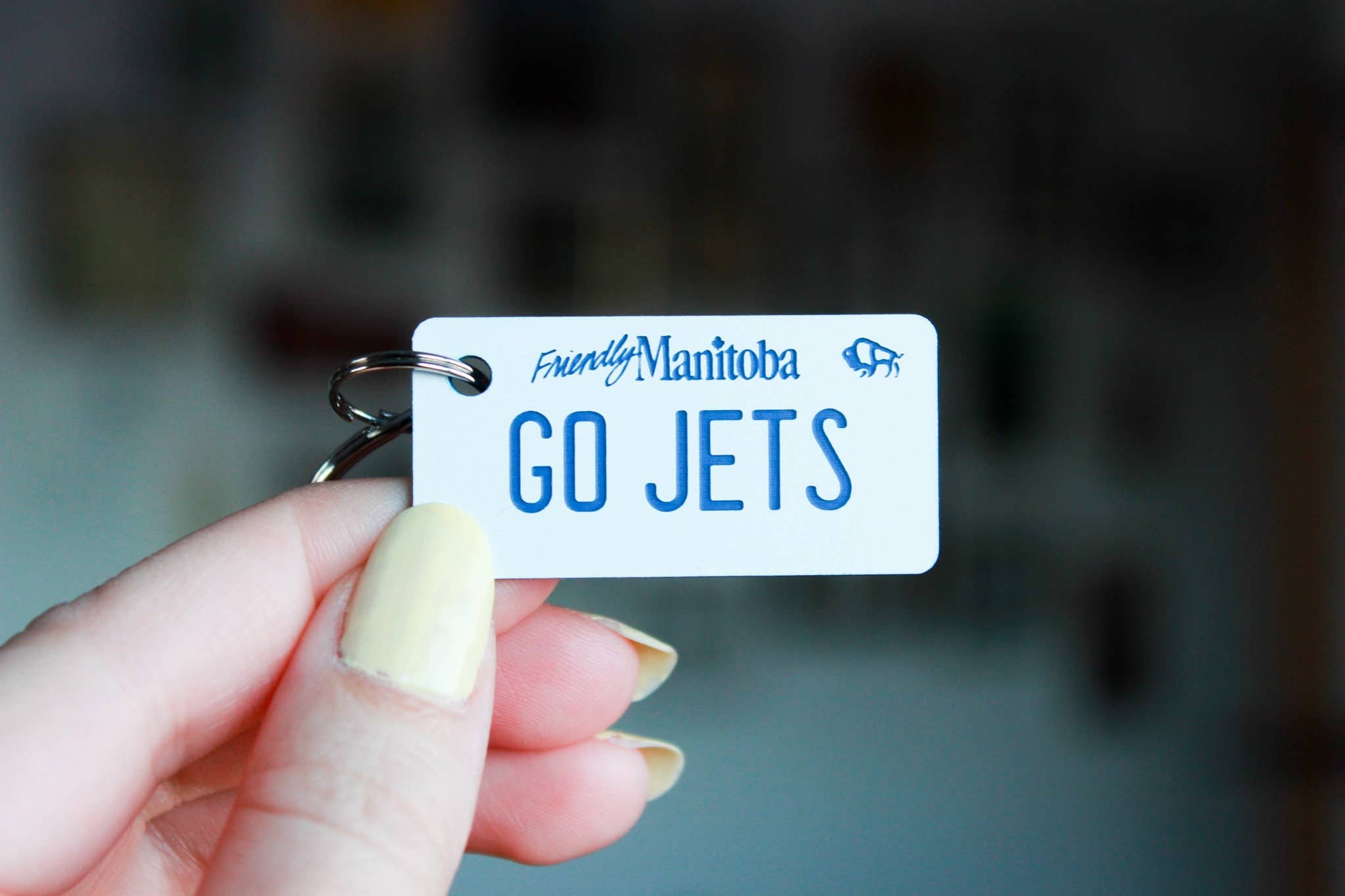 The Laundry Room Shop – Porta-chaves - Unissexo por atacado – Porta-chaves Personalizável de Plástico Gravado Personalizável - Canadá3