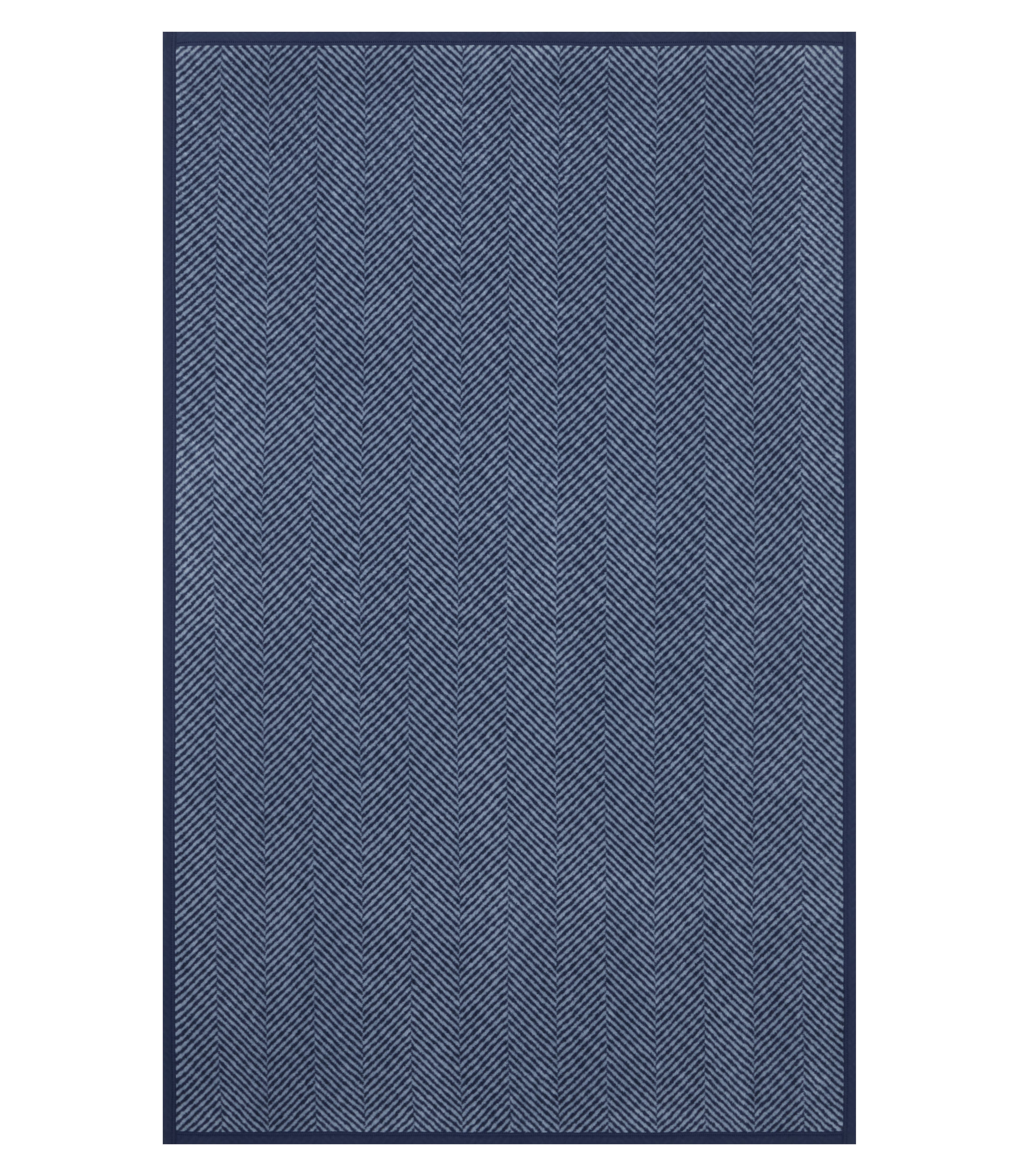 ChappyWrap – wholesale Throw blanket – Harborview Herringbone Navy Blanket1