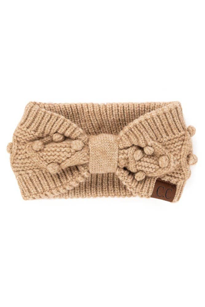 Hana - Vente Bandeau – femme - Enveloppe de tête à pompon C.C17