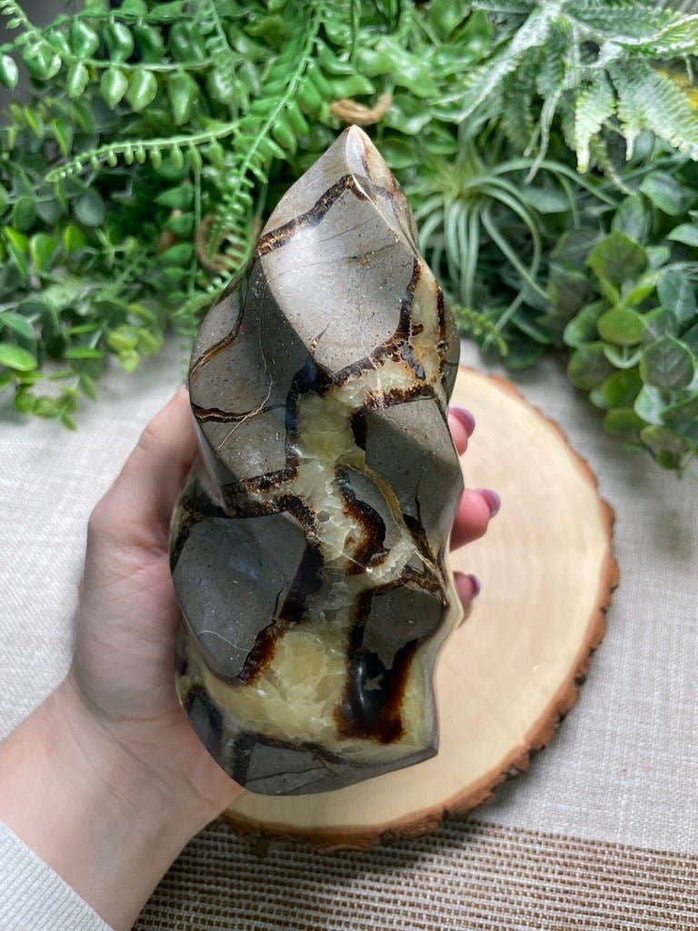 Copper Ashes - Wholesale Spiritual Stone/Crystal - Septarian Flame