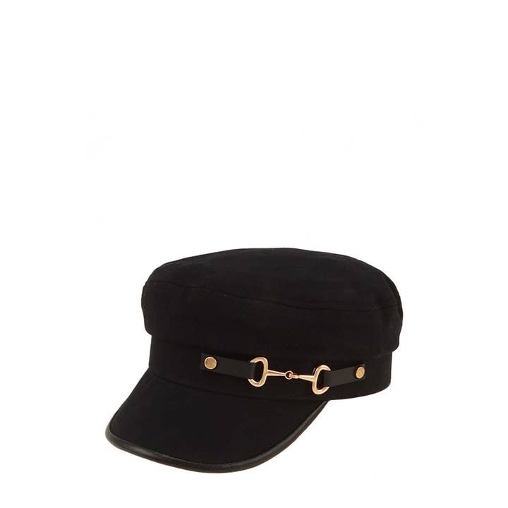 anbfashion – wholesale Basker - Unisex – Basic solid barett med metallspänne, unisex nyhetsboykeps1