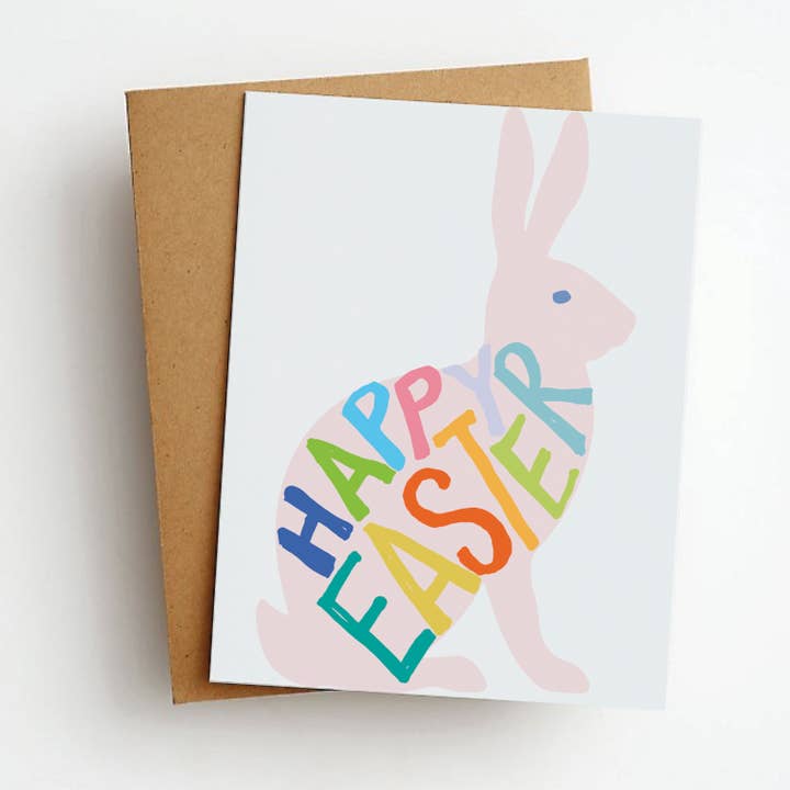 Easter Rabbit Greeting Card for wholesale by Skel & Co