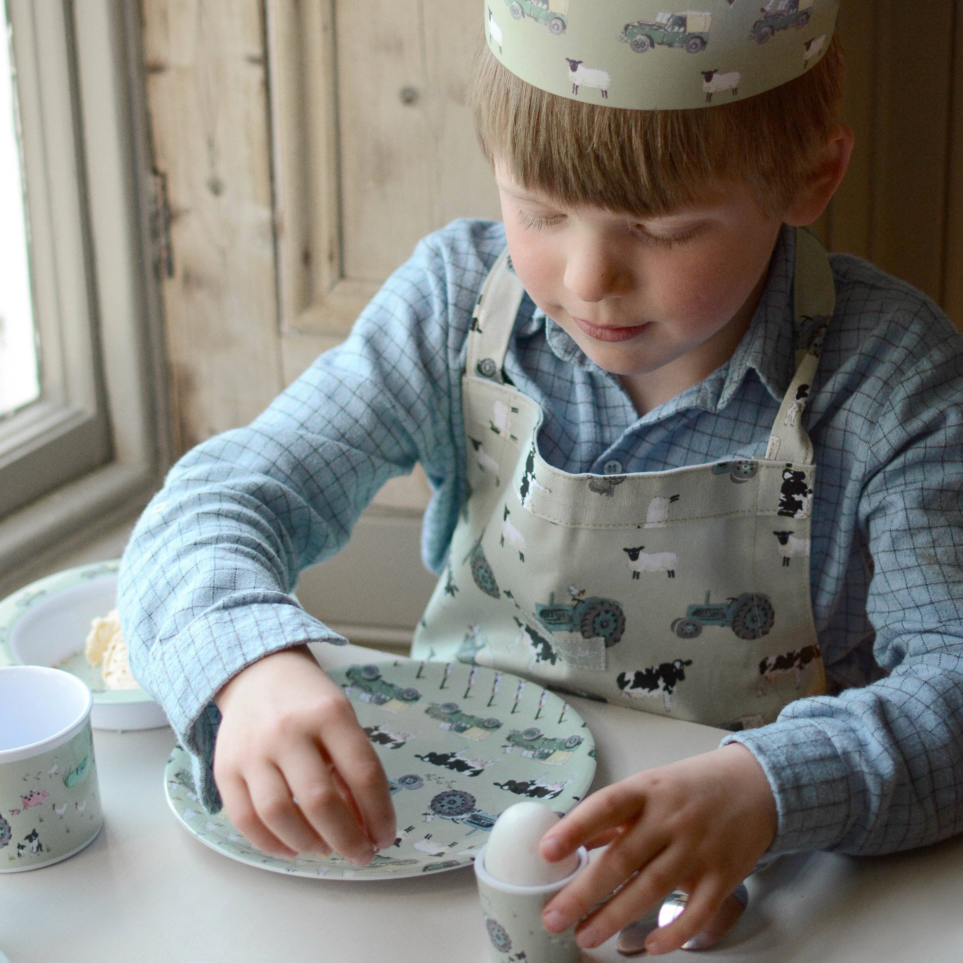 Sophie Allport – wholesale Dinnerware set – Kids & Baby – On The Farm Childrens Melamine Set2