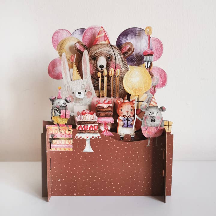Alljoy Design - Wholesale Birthday Card - Children's pop up card