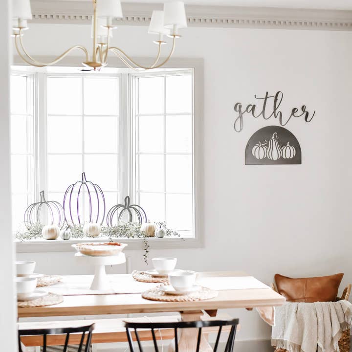 Keystone Steel Co. - Wholesale Sign - Gather Script Wall Decor1