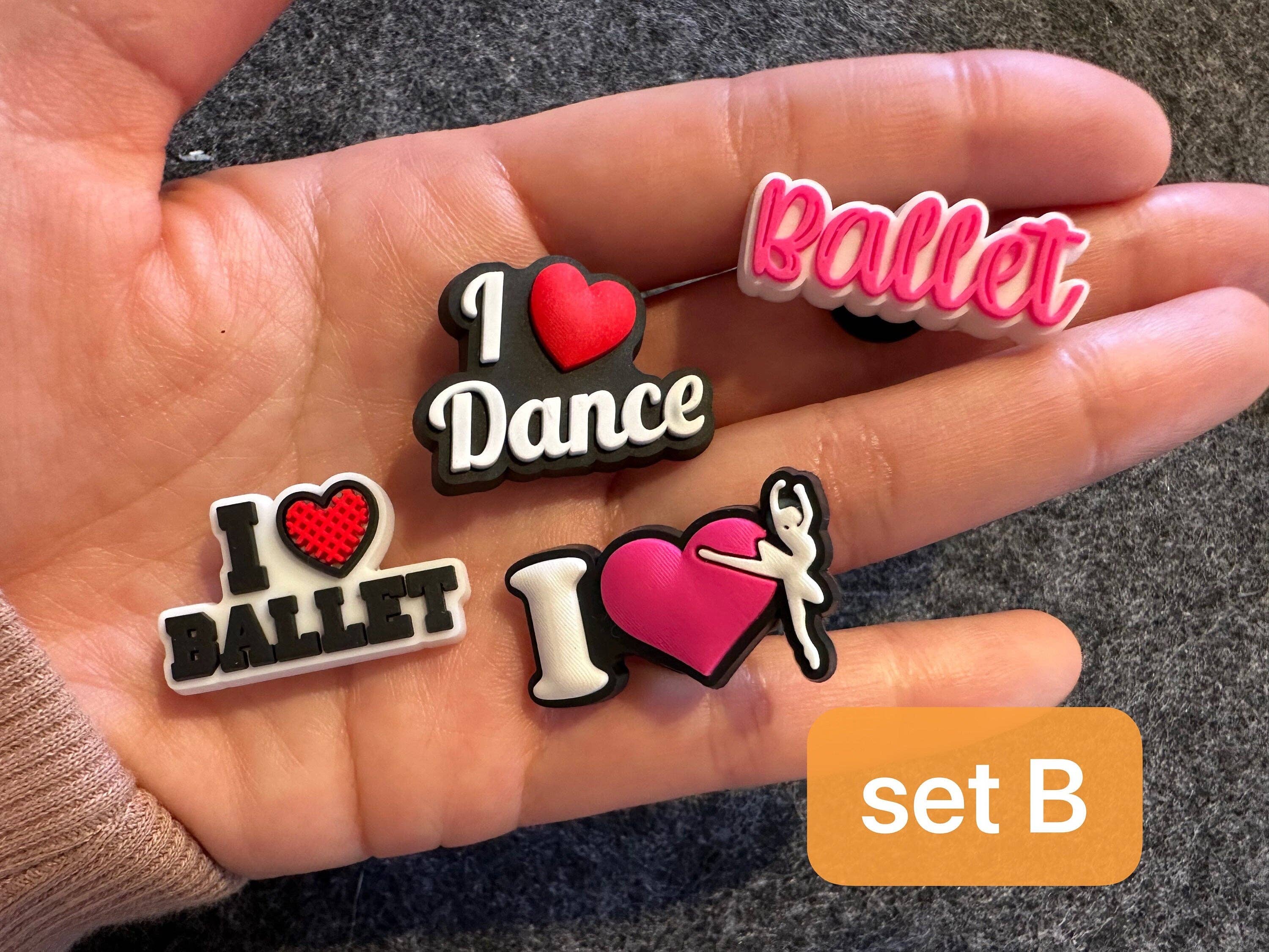 JuliesDecal - Wholesale Schoenaccessoires - Uniseks - Kies je eigen schoenbedels met een Dance Ballet-thema3