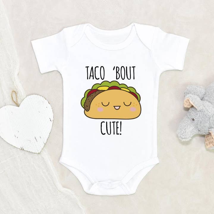 Taco 'Bout Cute Baby Strampler - Mexikanische Babykleidung für den Großhandel von NewBabyWishes