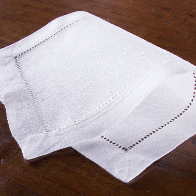 Henry Handwork - Wholesale Dinner & Cloth Napkin - Heirloom Estate Linen Oblong Cocktail Napkin1