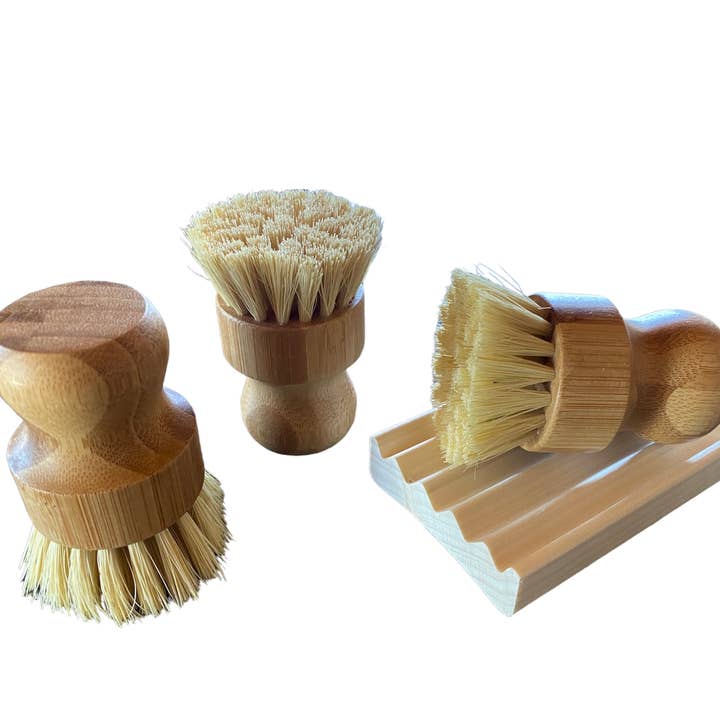 Howells Wood Products - Wholesale Cleaning Brush - Dish Brush - Bamboo Wood Handle