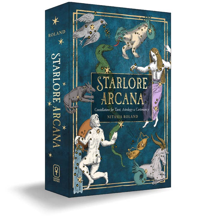 Red Wheel/Weiser LLC - Wholesale Tarot Cards - Starlore Arcana: 56 Cards & 128-Pg Book (Astrology Deck)