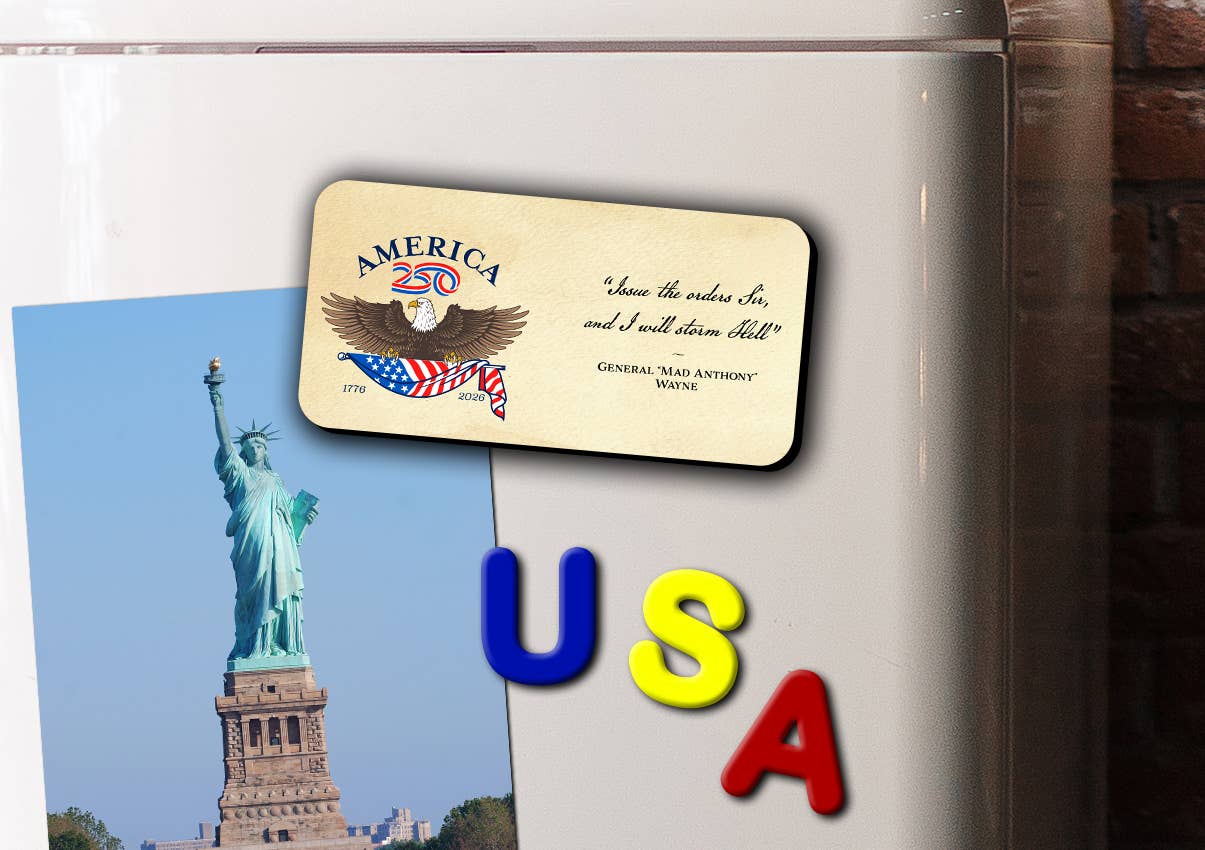 Nelson Gifts Wholesale - Wholesale Magnet - "Issue the Orders" America250™ Magnet Long0