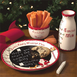 Child To Cherish® - Wholesale Christmas Decoration - Santa's Message Plate Set1
