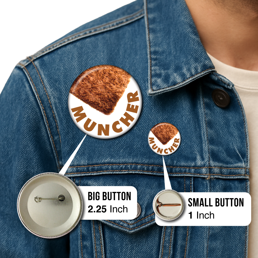 Static Cat Studio - Wholesale Lapel Pin/Button - Carpet Muncher – Pin2