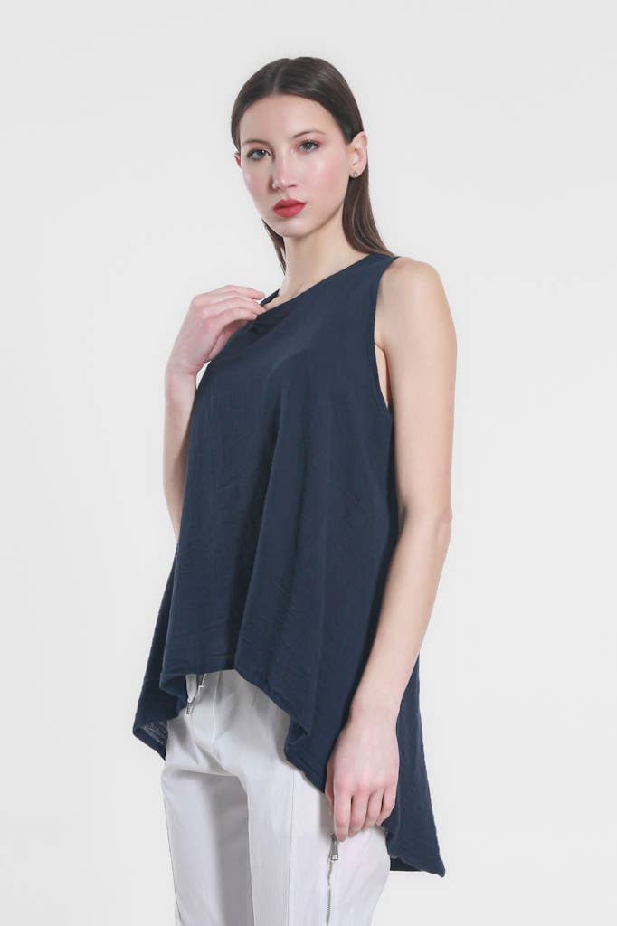 TINA Stephens Italy/Tees By Tina - Wholesale Tank Top - Women's - Lexa Lin-Co Tunic Tank (BT117)42